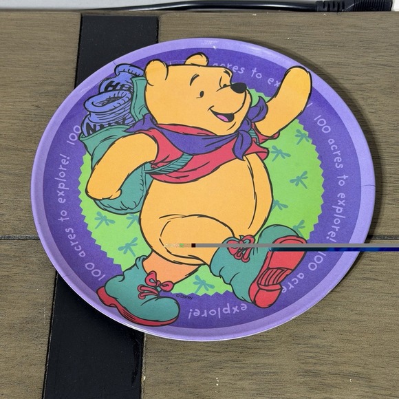 Disney Other - Vintage Disney Winnie the Pooh Zak Designs Melamine Kids Plate